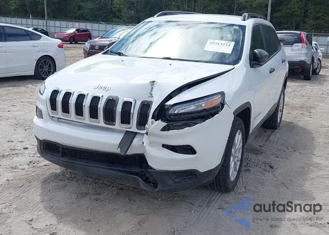 2015 Jeep Cherokee Sport из США, поврежденный, VIN 1C4PJLAB0FW761887